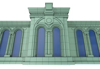 Оформление фасадов Главный храм