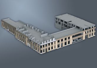 TS 12 3D Модель здания